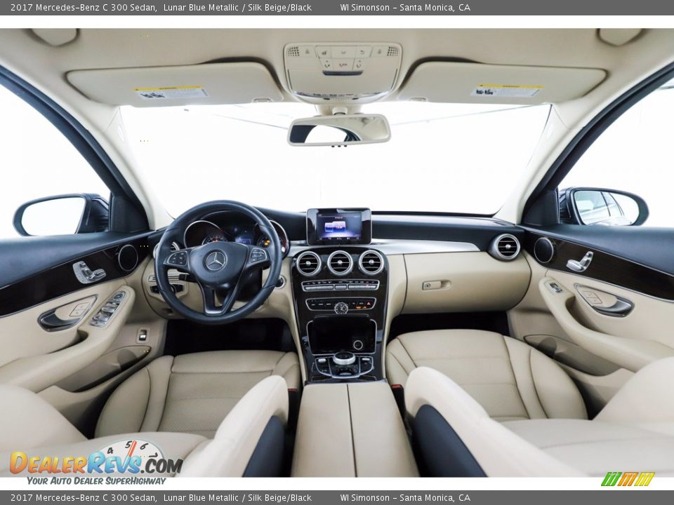 2017 Mercedes-Benz C 300 Sedan Lunar Blue Metallic / Silk Beige/Black Photo #22