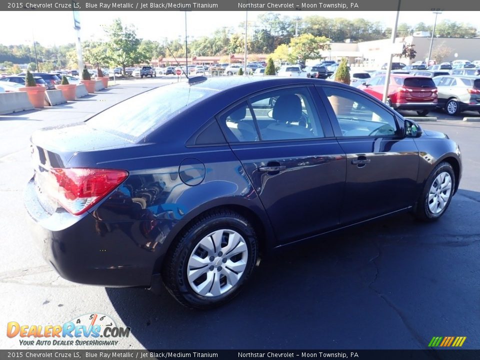 2015 Chevrolet Cruze LS Blue Ray Metallic / Jet Black/Medium Titanium Photo #9