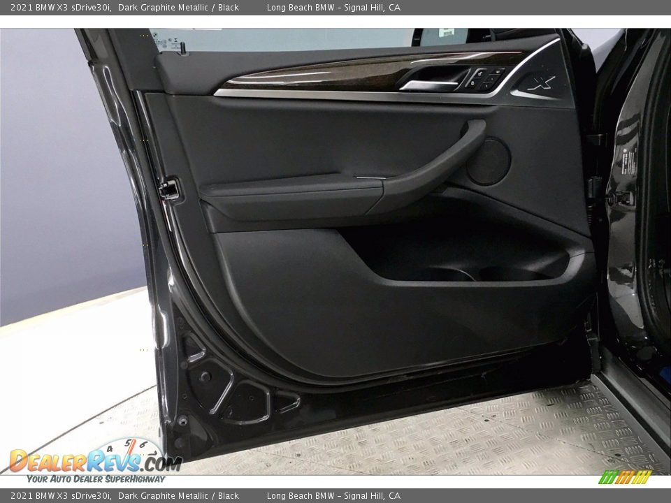 2021 BMW X3 sDrive30i Dark Graphite Metallic / Black Photo #13