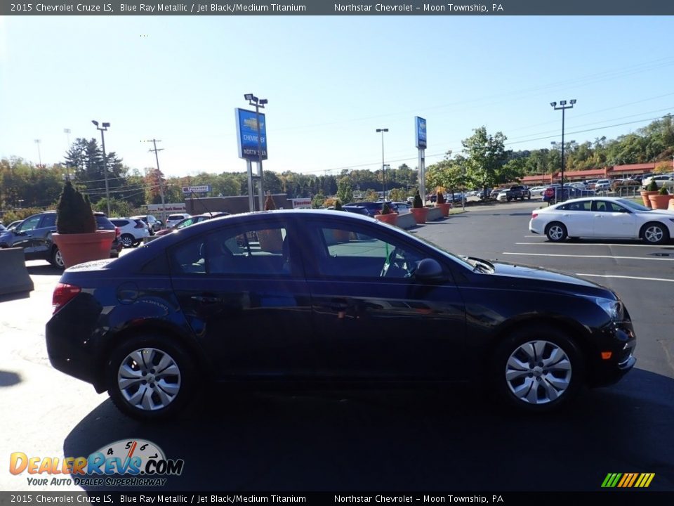 2015 Chevrolet Cruze LS Blue Ray Metallic / Jet Black/Medium Titanium Photo #10