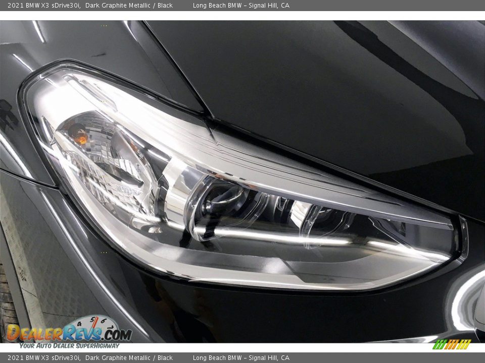 2021 BMW X3 sDrive30i Dark Graphite Metallic / Black Photo #14