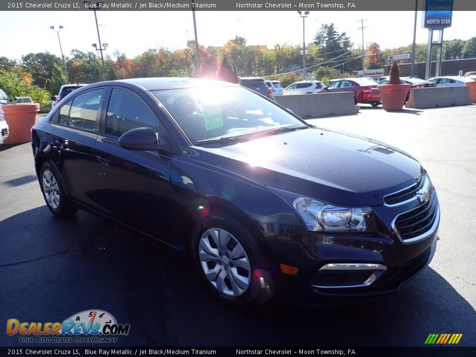 2015 Chevrolet Cruze LS Blue Ray Metallic / Jet Black/Medium Titanium Photo #11