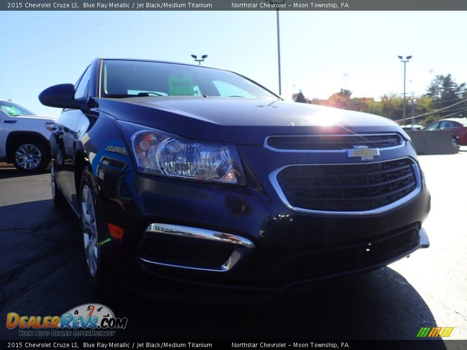 2015 Chevrolet Cruze LS Blue Ray Metallic / Jet Black/Medium Titanium Photo #12
