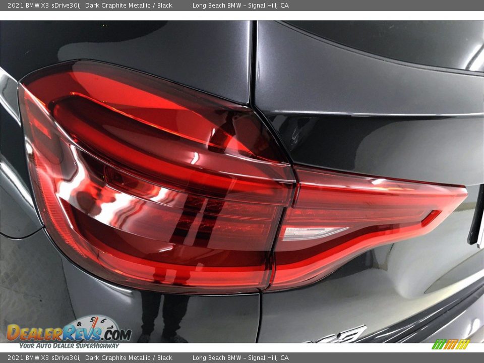 2021 BMW X3 sDrive30i Dark Graphite Metallic / Black Photo #15