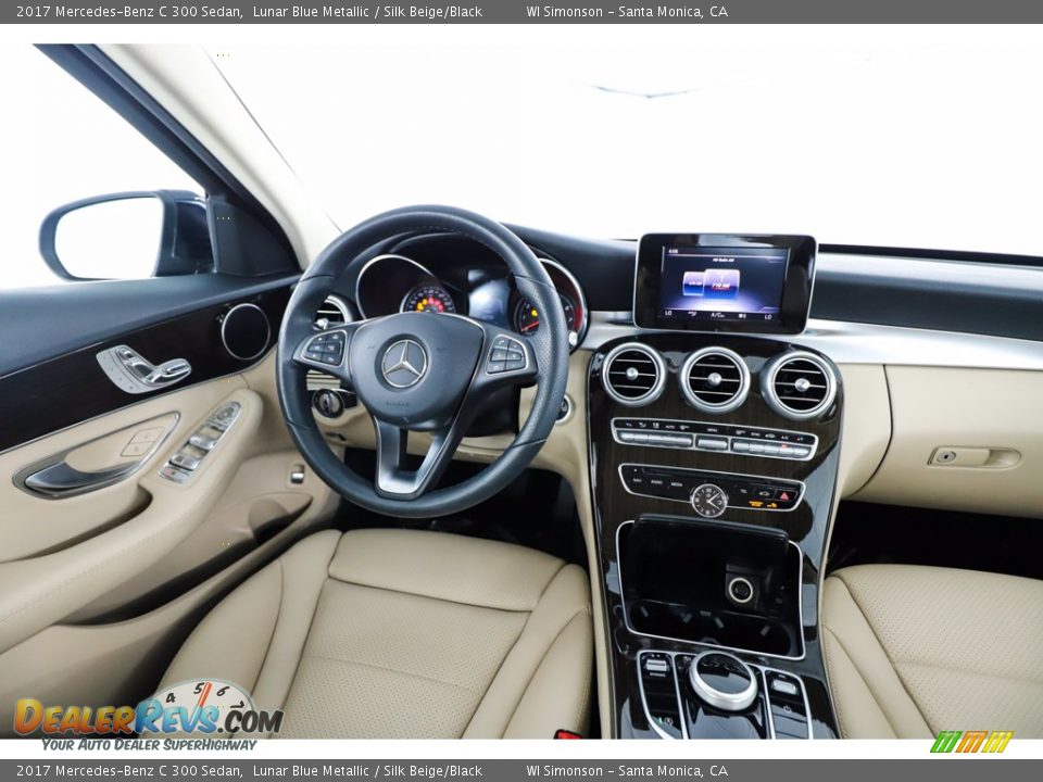 2017 Mercedes-Benz C 300 Sedan Lunar Blue Metallic / Silk Beige/Black Photo #26