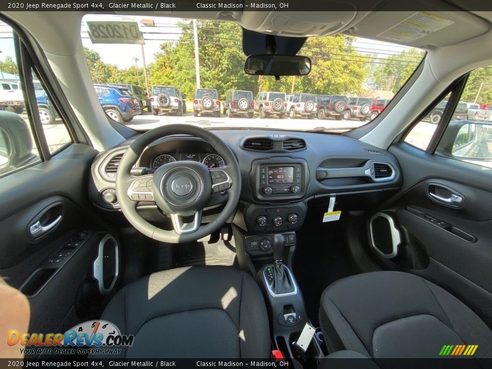 2020 Jeep Renegade Sport 4x4 Glacier Metallic / Black Photo #4