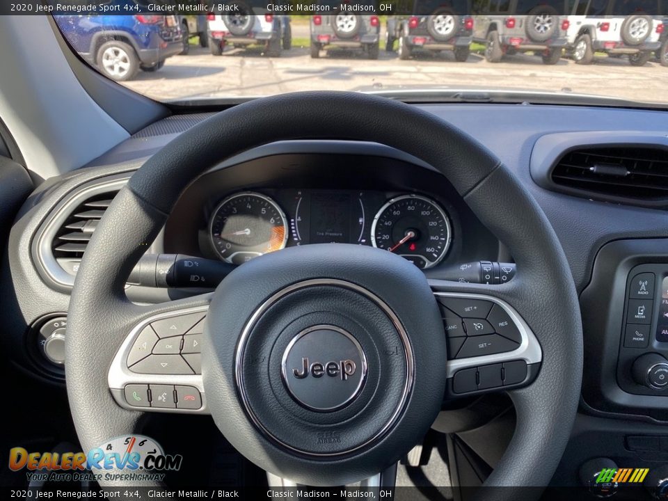 2020 Jeep Renegade Sport 4x4 Glacier Metallic / Black Photo #5