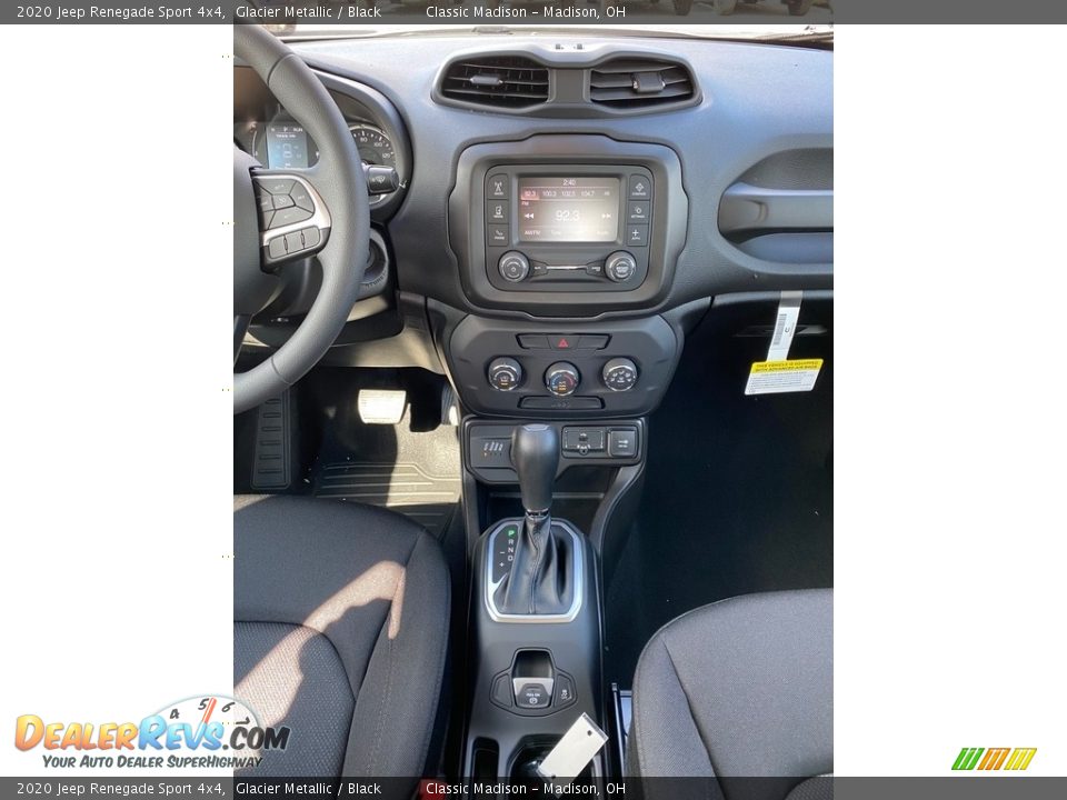 2020 Jeep Renegade Sport 4x4 Glacier Metallic / Black Photo #6