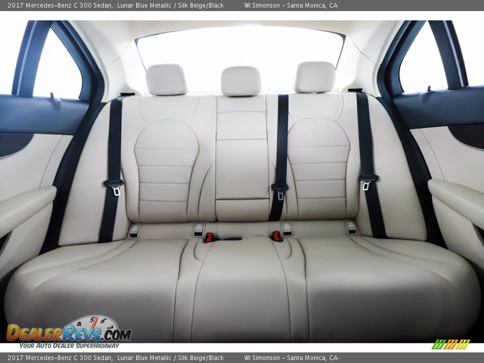 2017 Mercedes-Benz C 300 Sedan Lunar Blue Metallic / Silk Beige/Black Photo #33