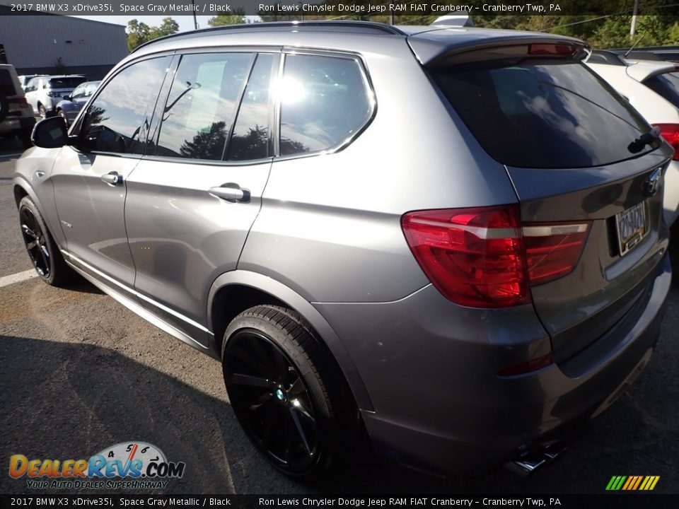 2017 BMW X3 xDrive35i Space Gray Metallic / Black Photo #4