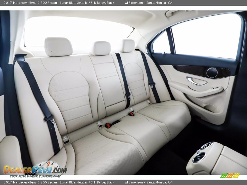 2017 Mercedes-Benz C 300 Sedan Lunar Blue Metallic / Silk Beige/Black Photo #34