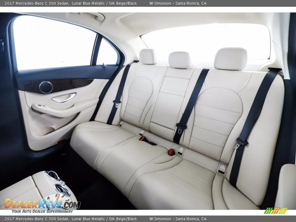 2017 Mercedes-Benz C 300 Sedan Lunar Blue Metallic / Silk Beige/Black Photo #35