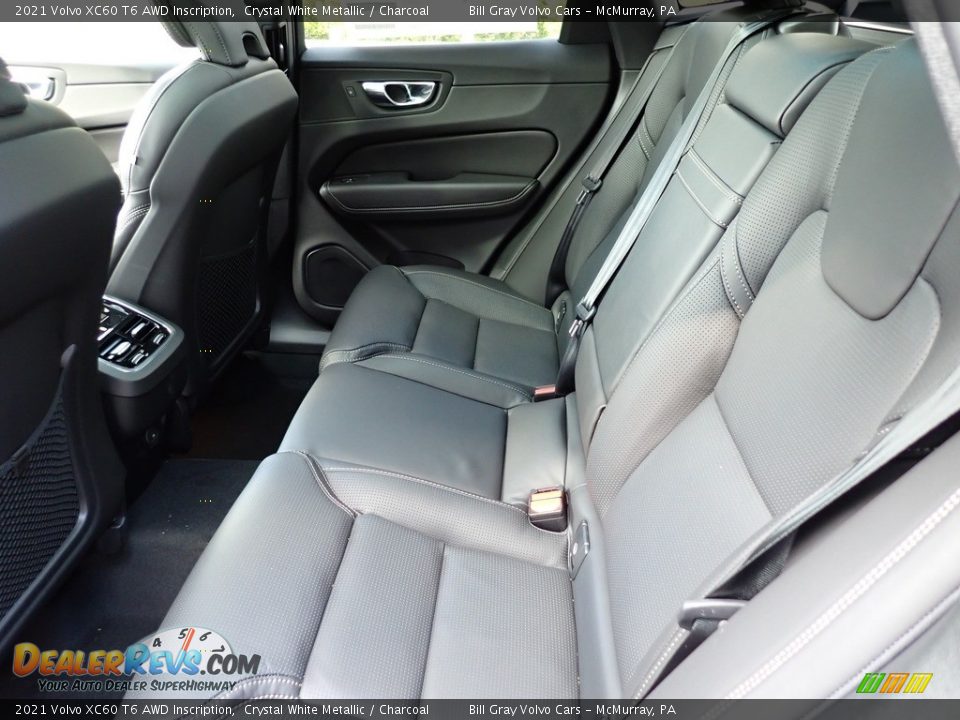 Rear Seat of 2021 Volvo XC60 T6 AWD Inscription Photo #8