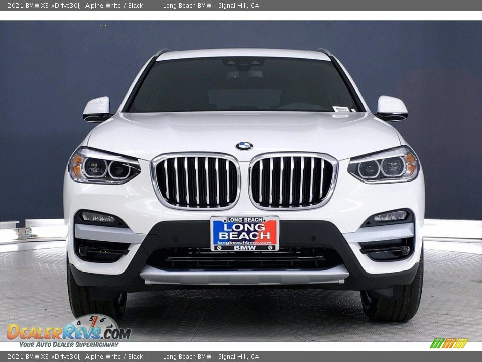 2021 BMW X3 xDrive30i Alpine White / Black Photo #2