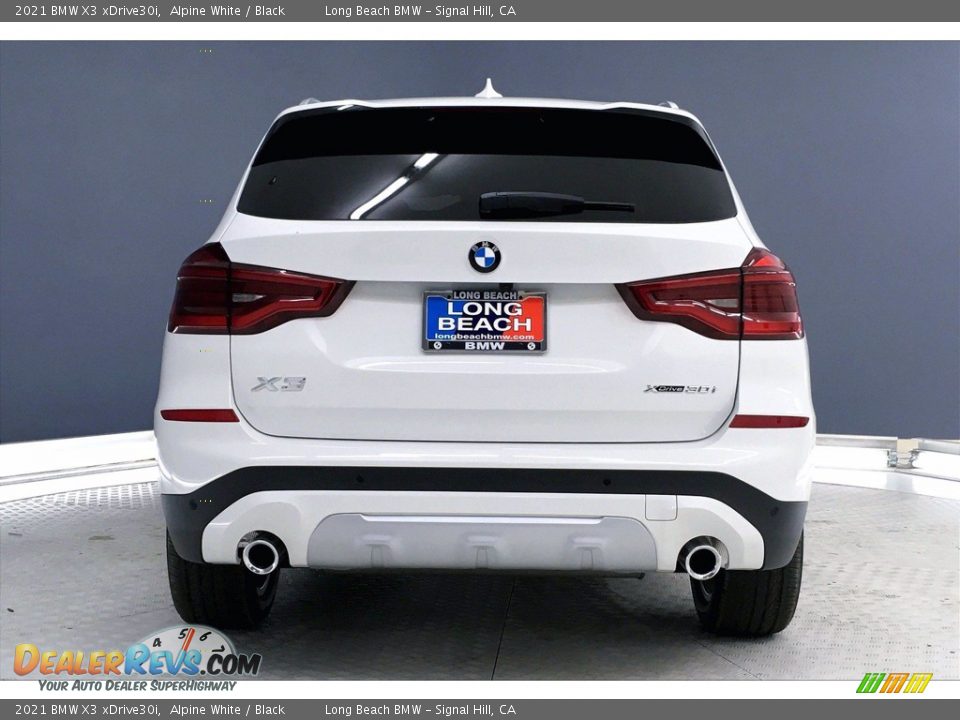 2021 BMW X3 xDrive30i Alpine White / Black Photo #4
