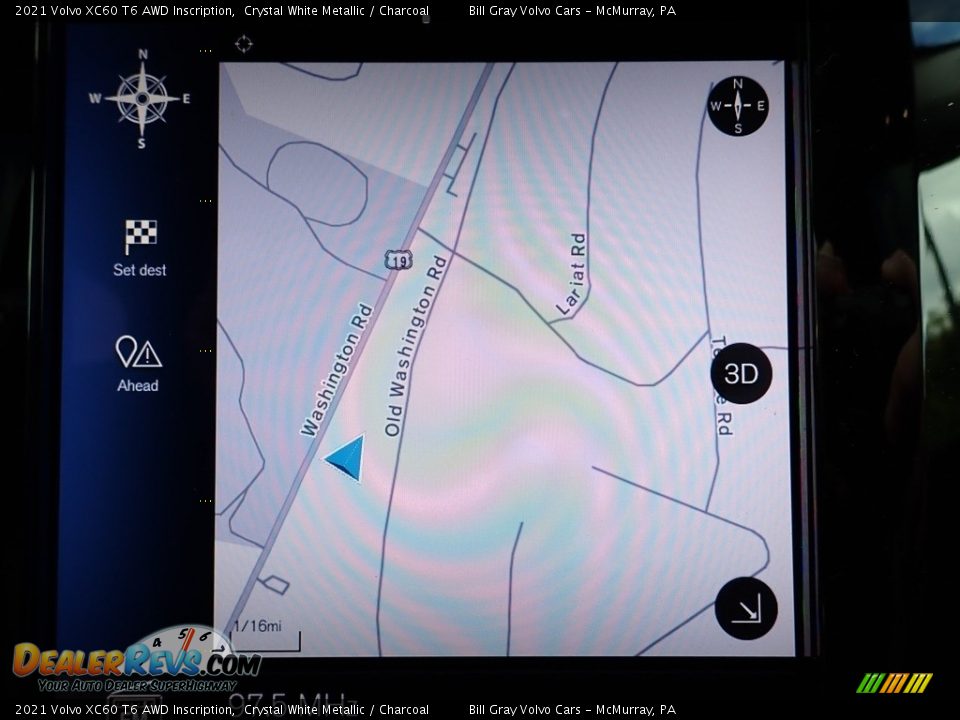 Navigation of 2021 Volvo XC60 T6 AWD Inscription Photo #13