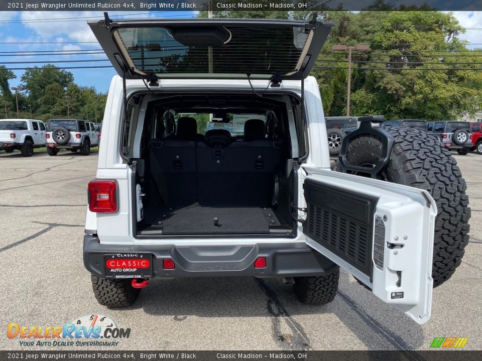 2021 Jeep Wrangler Unlimited Rubicon 4x4 Bright White / Black Photo #12