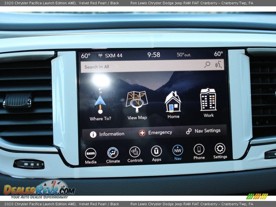 2020 Chrysler Pacifica Launch Edition AWD Velvet Red Pearl / Black Photo #18