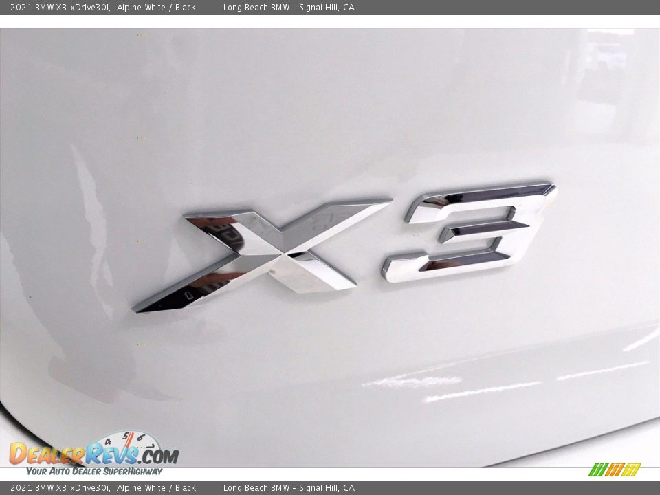 2021 BMW X3 xDrive30i Alpine White / Black Photo #16