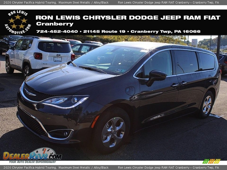 2020 Chrysler Pacifica Hybrid Touring Maximum Steel Metallic / Alloy/Black Photo #1