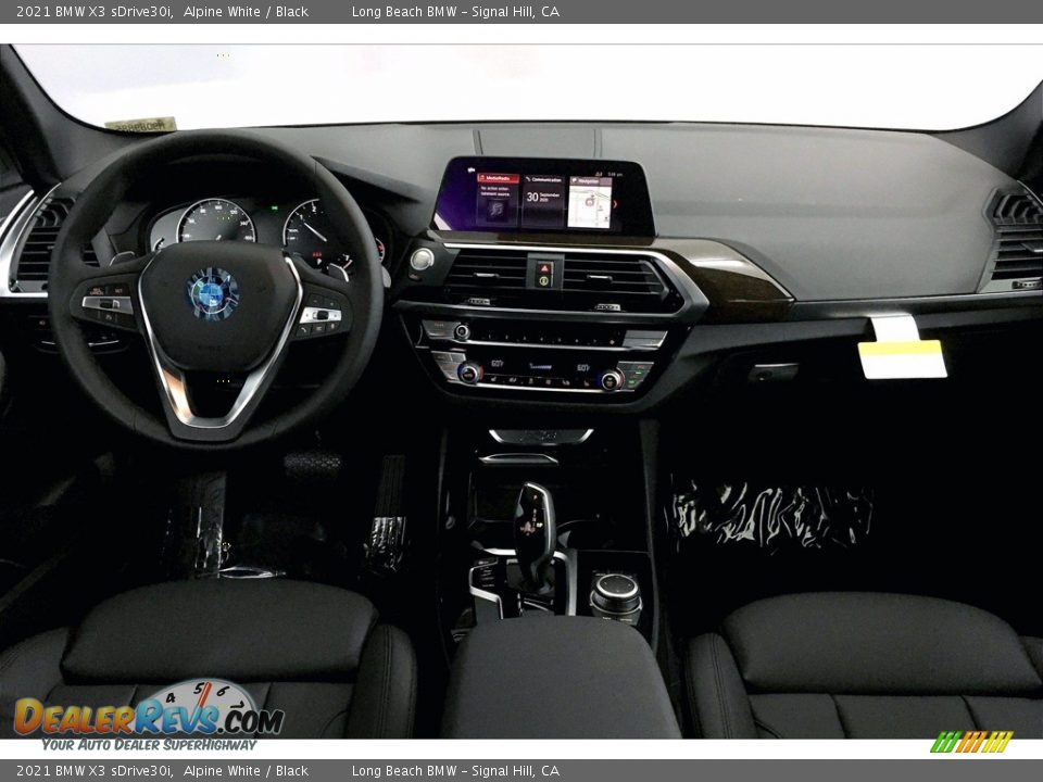 2021 BMW X3 sDrive30i Alpine White / Black Photo #5