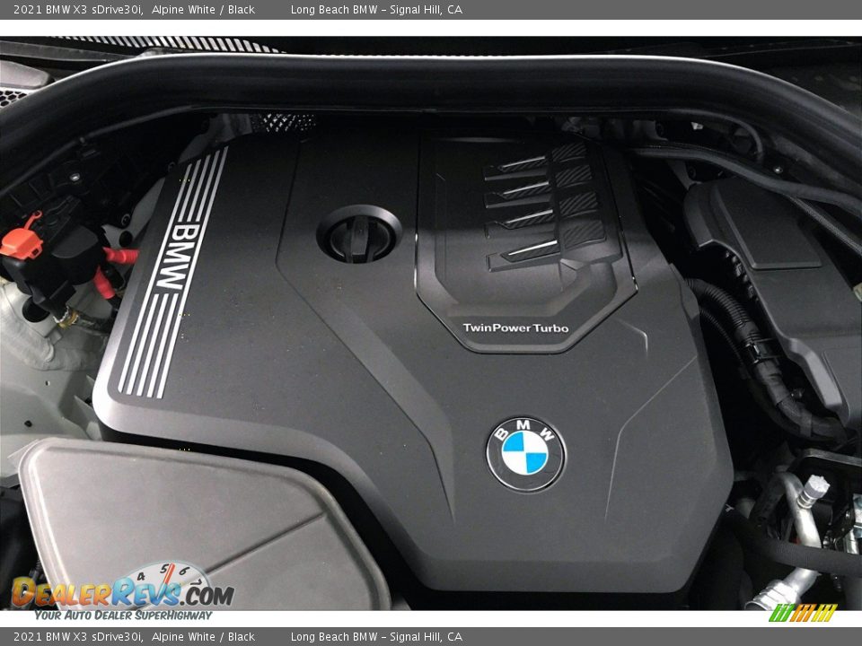 2021 BMW X3 sDrive30i Alpine White / Black Photo #11
