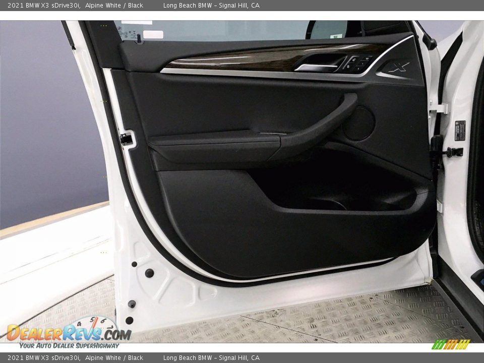 2021 BMW X3 sDrive30i Alpine White / Black Photo #13