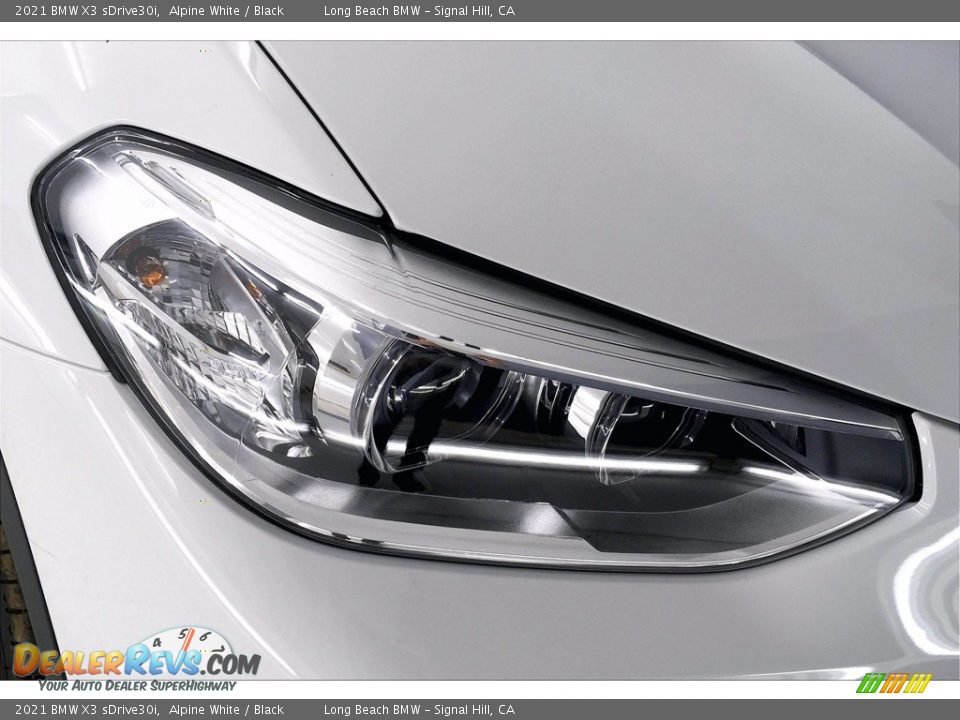 2021 BMW X3 sDrive30i Alpine White / Black Photo #14