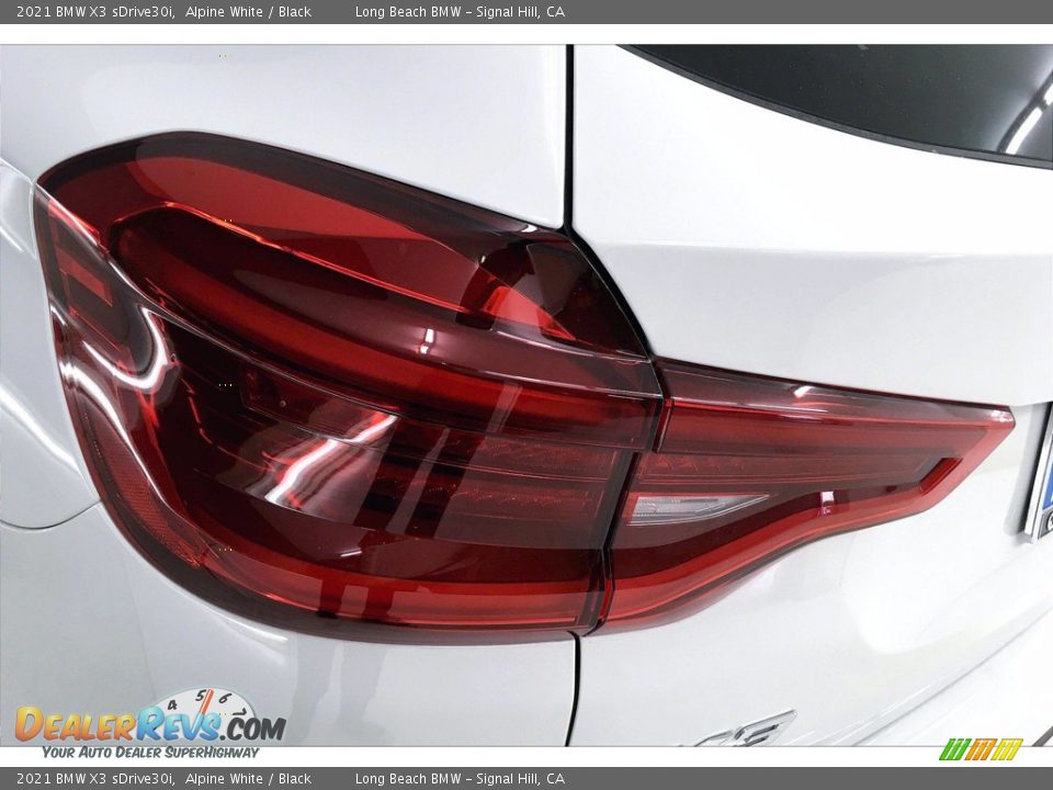 2021 BMW X3 sDrive30i Alpine White / Black Photo #15
