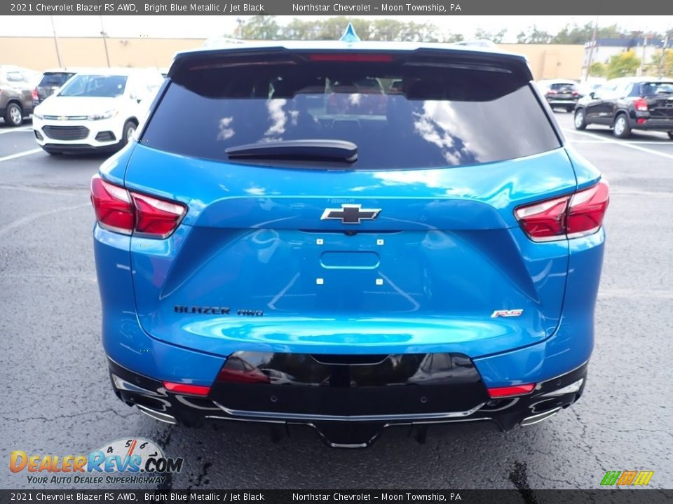 2021 Chevrolet Blazer RS AWD Bright Blue Metallic / Jet Black Photo #5