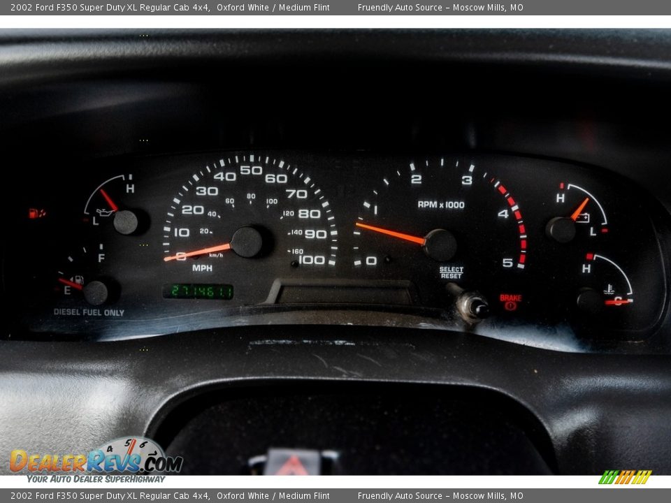 2002 Ford F350 Super Duty XL Regular Cab 4x4 Gauges Photo #33