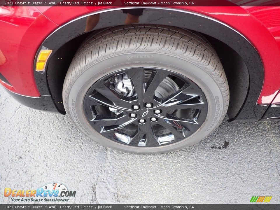 2021 Chevrolet Blazer RS AWD Cherry Red Tintcoat / Jet Black Photo #2