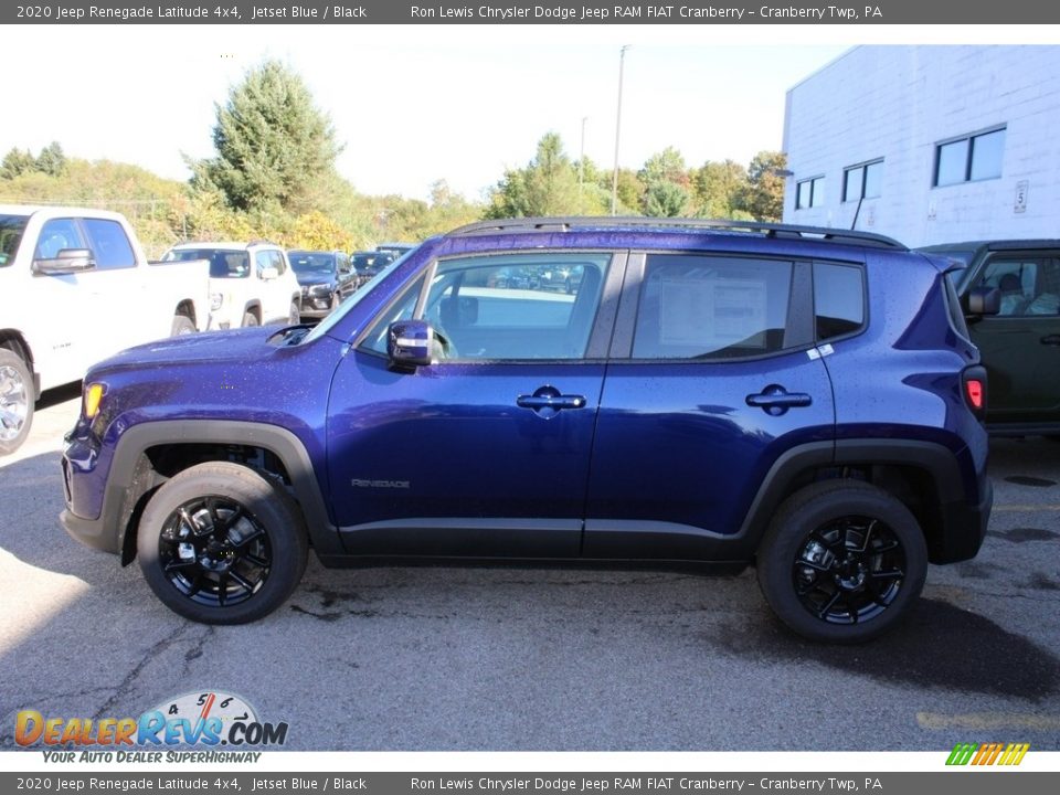 2020 Jeep Renegade Latitude 4x4 Jetset Blue / Black Photo #9