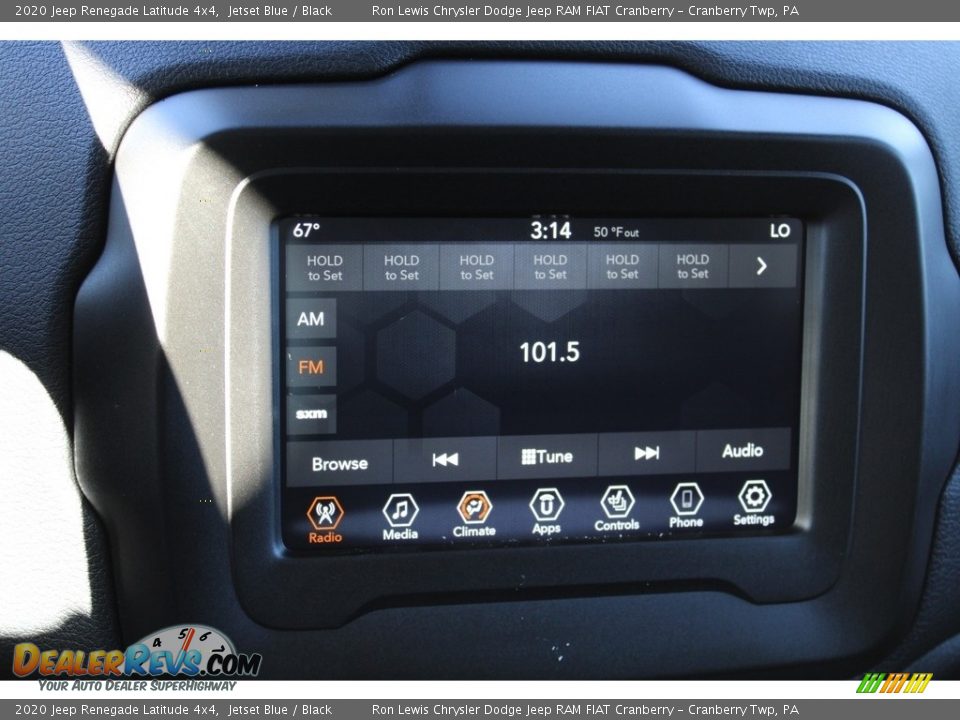 2020 Jeep Renegade Latitude 4x4 Jetset Blue / Black Photo #16