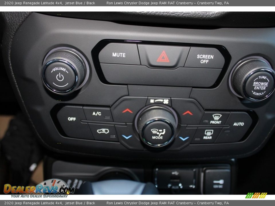2020 Jeep Renegade Latitude 4x4 Jetset Blue / Black Photo #19