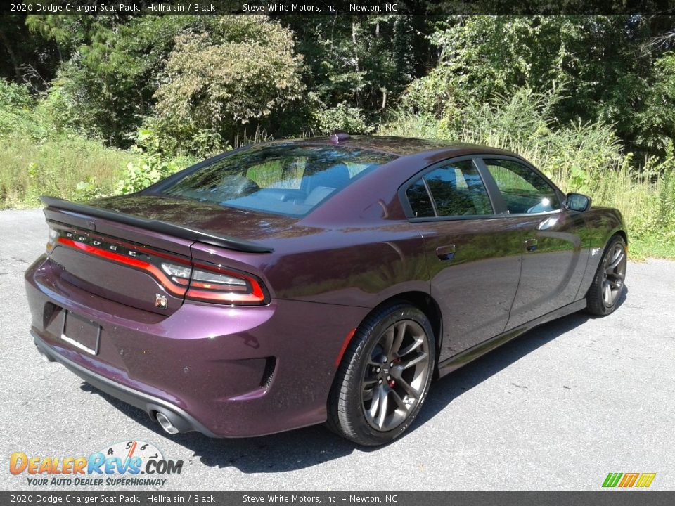 2020 Dodge Charger Scat Pack Hellraisin / Black Photo #6