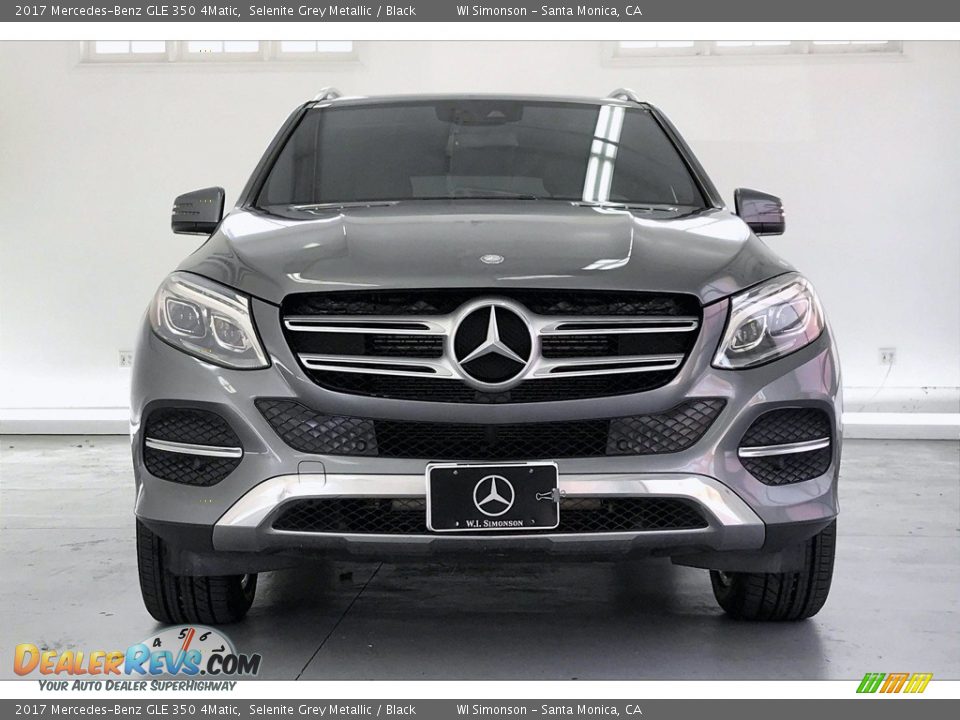 2017 Mercedes-Benz GLE 350 4Matic Selenite Grey Metallic / Black Photo #2