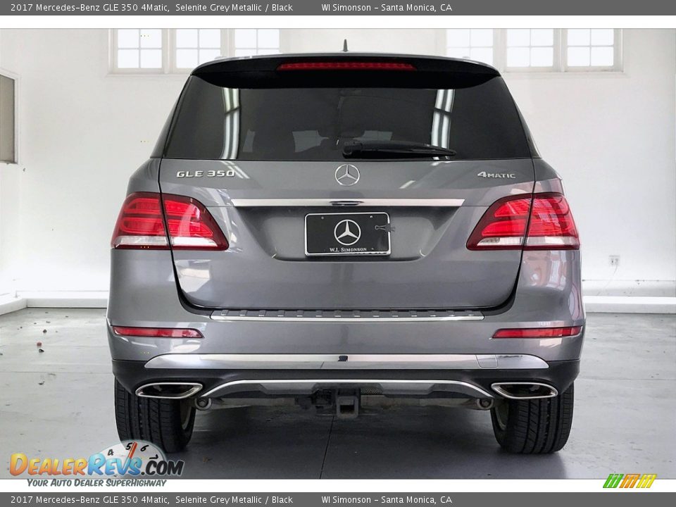 2017 Mercedes-Benz GLE 350 4Matic Selenite Grey Metallic / Black Photo #3
