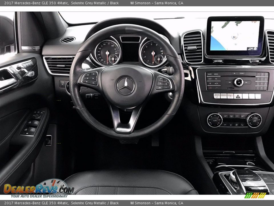2017 Mercedes-Benz GLE 350 4Matic Selenite Grey Metallic / Black Photo #4