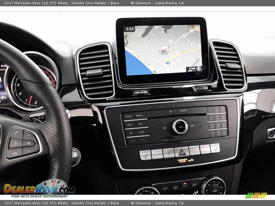 2017 Mercedes-Benz GLE 350 4Matic Selenite Grey Metallic / Black Photo #5