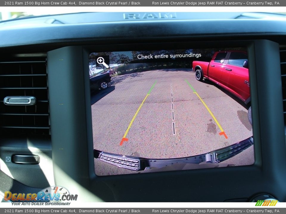 2021 Ram 1500 Big Horn Crew Cab 4x4 Diamond Black Crystal Pearl / Black Photo #16
