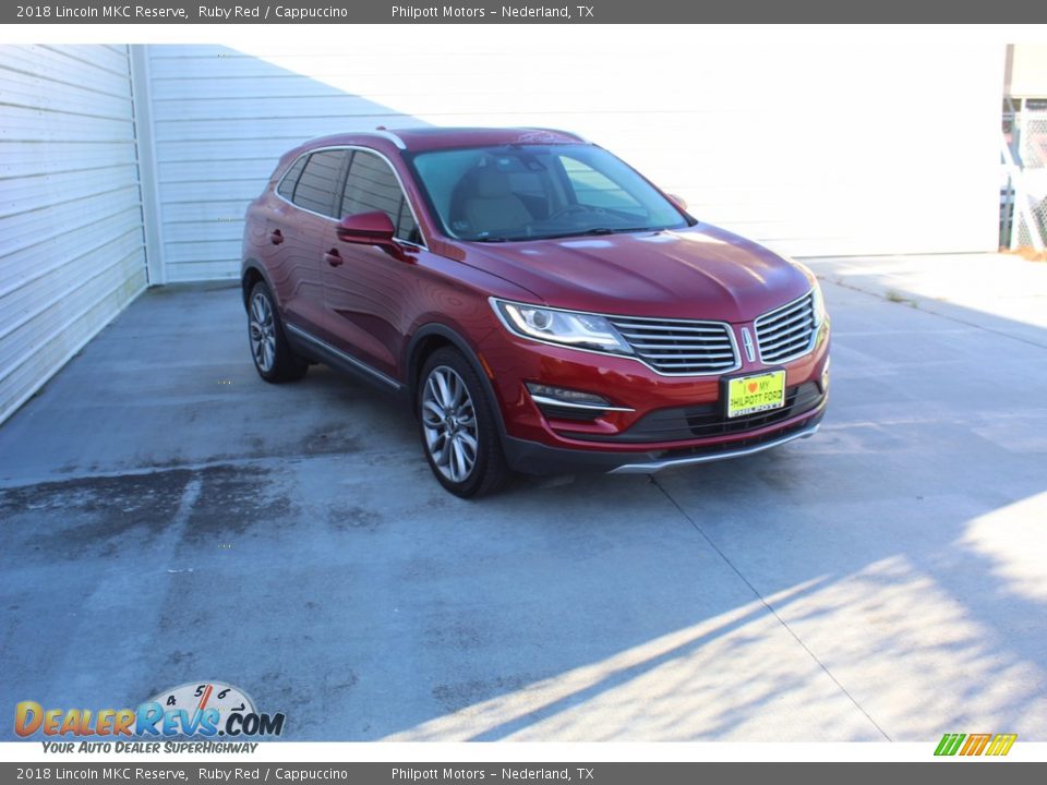 2018 Lincoln MKC Reserve Ruby Red / Cappuccino Photo #2