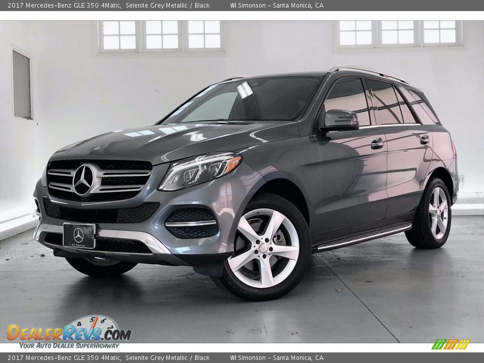 2017 Mercedes-Benz GLE 350 4Matic Selenite Grey Metallic / Black Photo #12