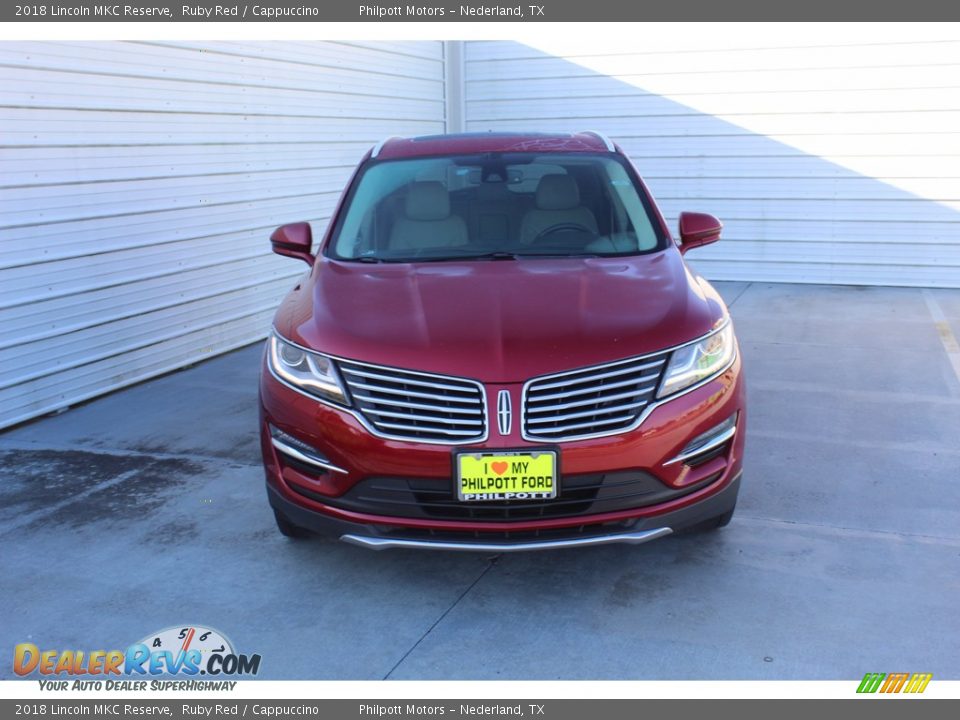 2018 Lincoln MKC Reserve Ruby Red / Cappuccino Photo #3