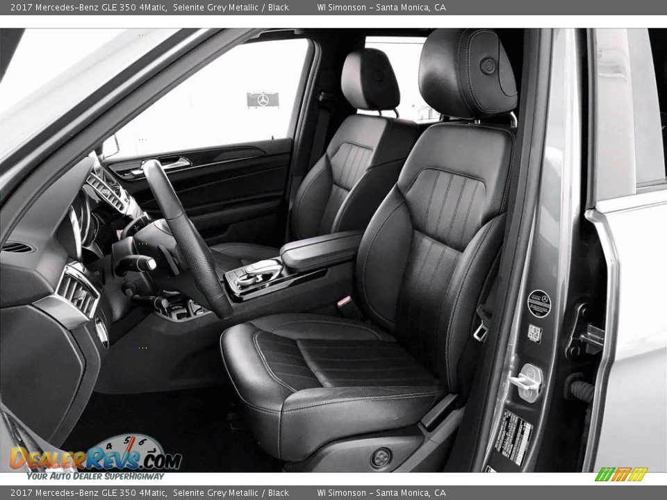 2017 Mercedes-Benz GLE 350 4Matic Selenite Grey Metallic / Black Photo #14