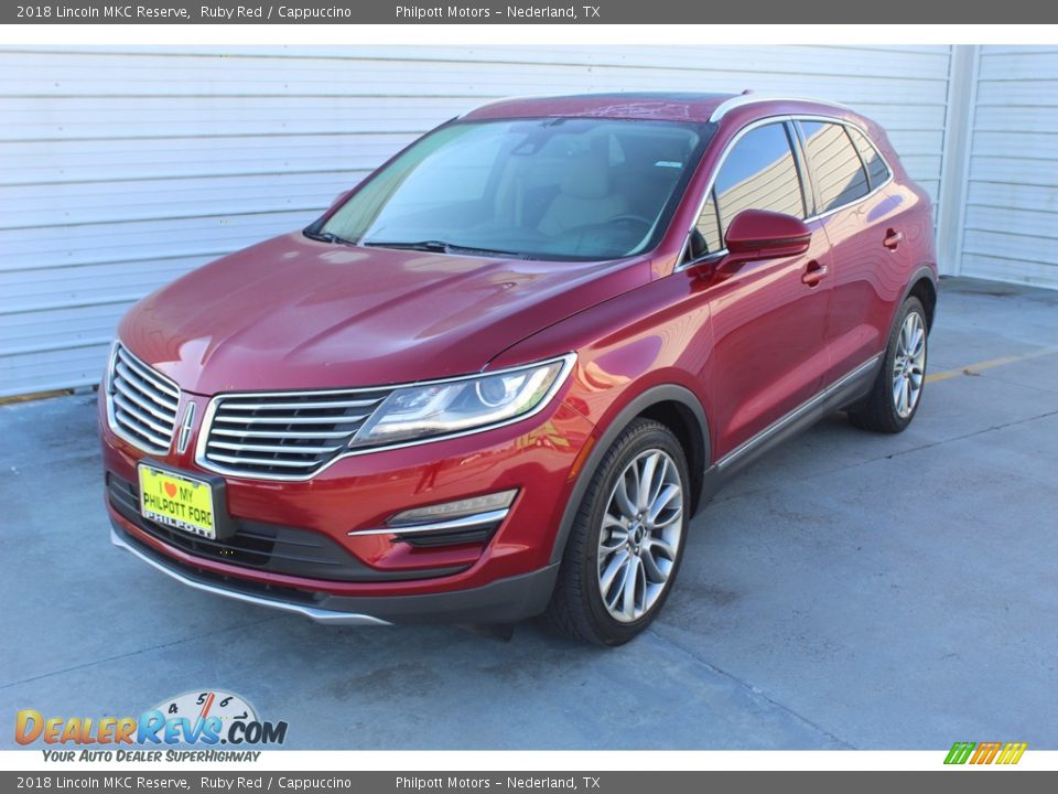 2018 Lincoln MKC Reserve Ruby Red / Cappuccino Photo #4