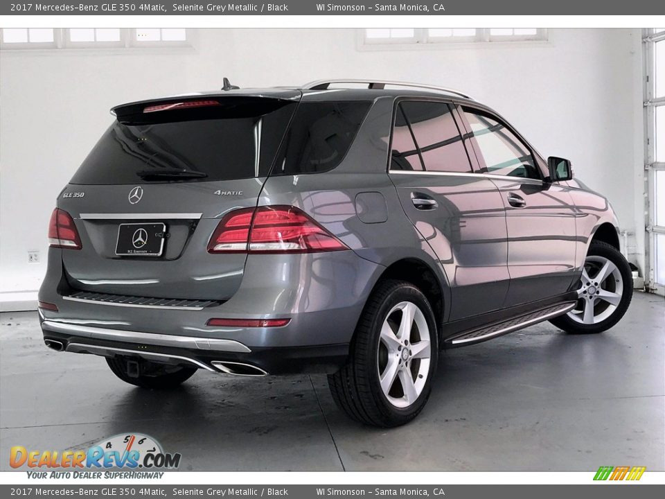 2017 Mercedes-Benz GLE 350 4Matic Selenite Grey Metallic / Black Photo #16