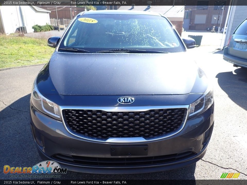 2015 Kia Sedona LX Platinum / Gray Photo #4