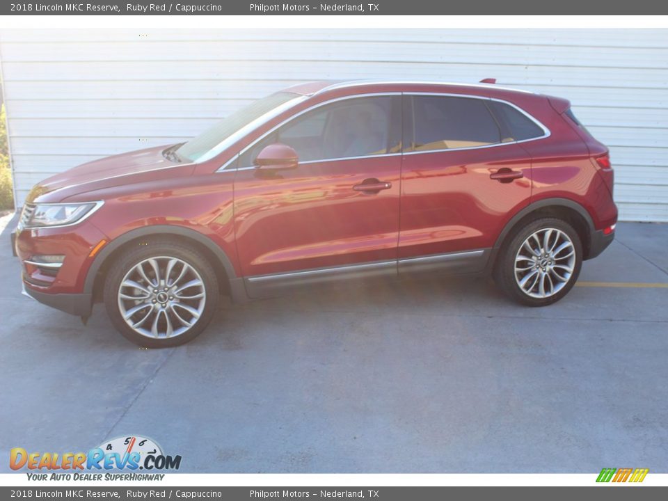 2018 Lincoln MKC Reserve Ruby Red / Cappuccino Photo #7
