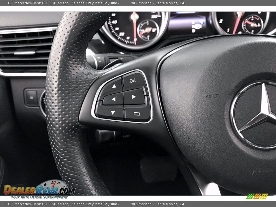 2017 Mercedes-Benz GLE 350 4Matic Selenite Grey Metallic / Black Photo #18